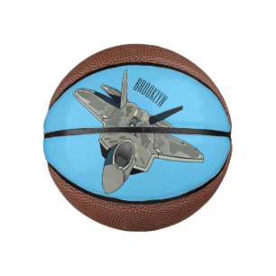 Mini Ballon De Basket Illustration de l'avion de chasse