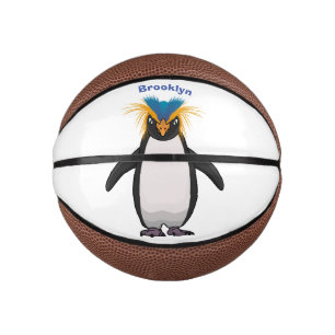Mini Ballon De Basket Illustration de mignon macaroni pingouin