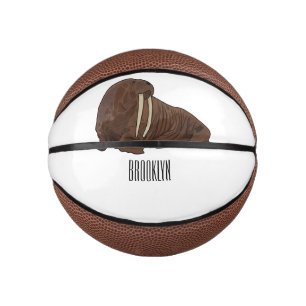 Mini Ballon De Basket Illustration de Walrus