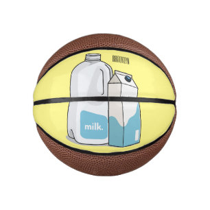 Mini Ballon De Basket Illustration du lait