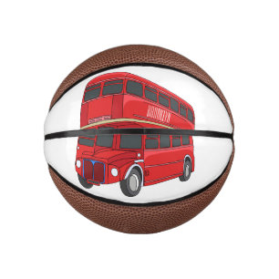 Mini Ballon De Basket Illustration d'un bus à deux étages
