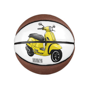 Mini Ballon De Basket Illustration d'une moto cyclable