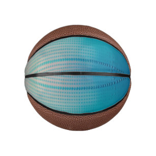 Mini Ballon De Basket Impression abstraite de basketball en grille à poi