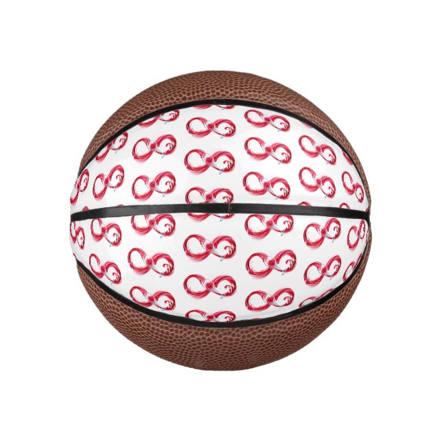 Mini Ballon De Basket Infinity with Red Wine (Devant)