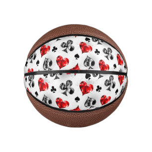 Mini Ballon De Basket Joueur de poker Joueur de cartes de jouer costumes