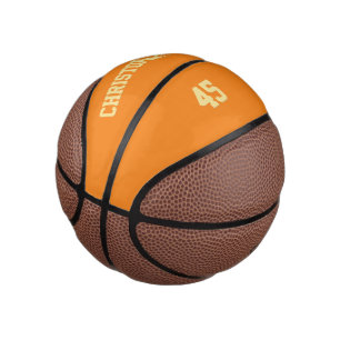Mini Ballon De Basket Nom du club du joueur Numéro personnalisé Monogram