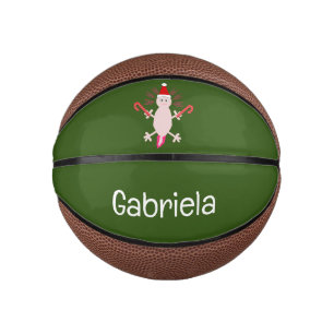 Mini Ballon De Basket Nom personnalisé de l'axe de Noël