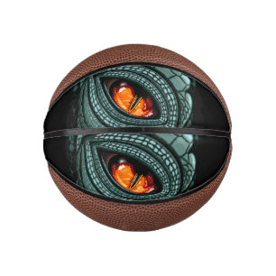 Mini Ballon De Basket Œil de prédateur reptile primitif