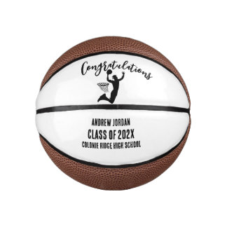 Mini Ballon De Basket Personalized Graduation Basketball, Name