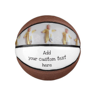 Mini Ballon De Basket Personnaliser photo personnalisée Votre propre im
