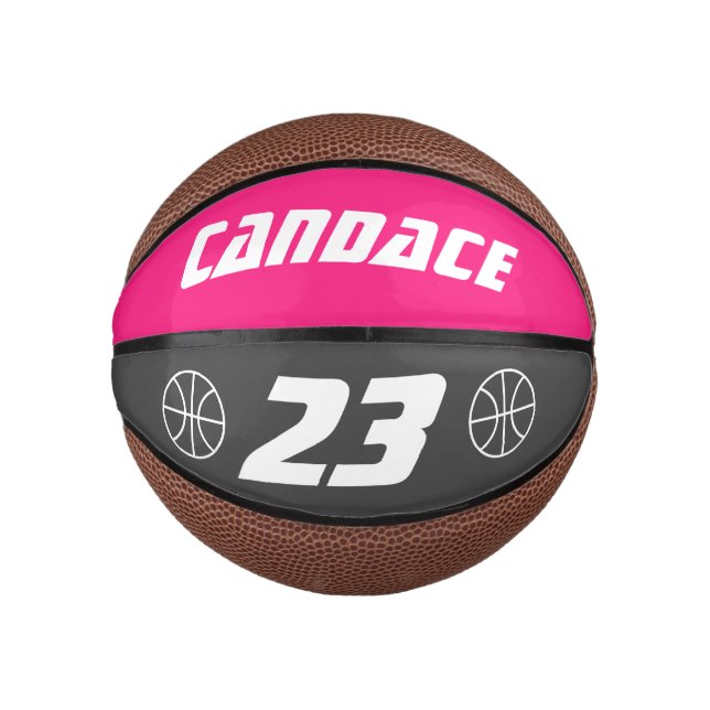 Mini Ballon De Basket Petit cadeau d'anniversaire personnalisé pour enfa (Devant)