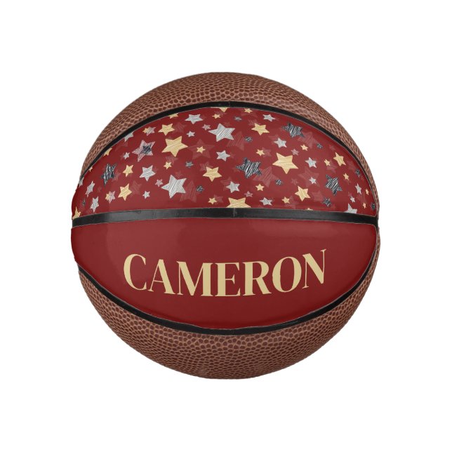 Mini Ballon De Basket Un cadeau sportif ! Basket sur mesure amusant (Devant)
