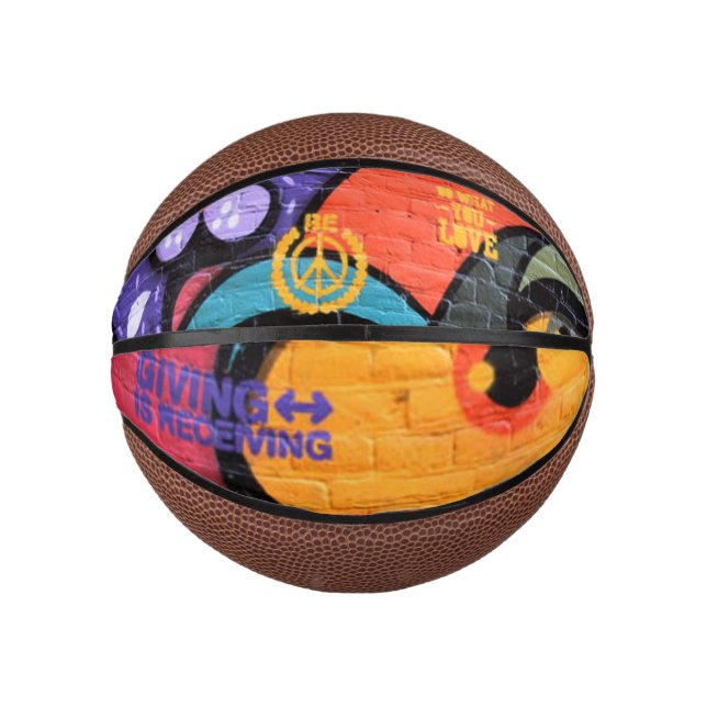 Mini Ballon De Basket Vibe de basket-ball urbaine (Devant)