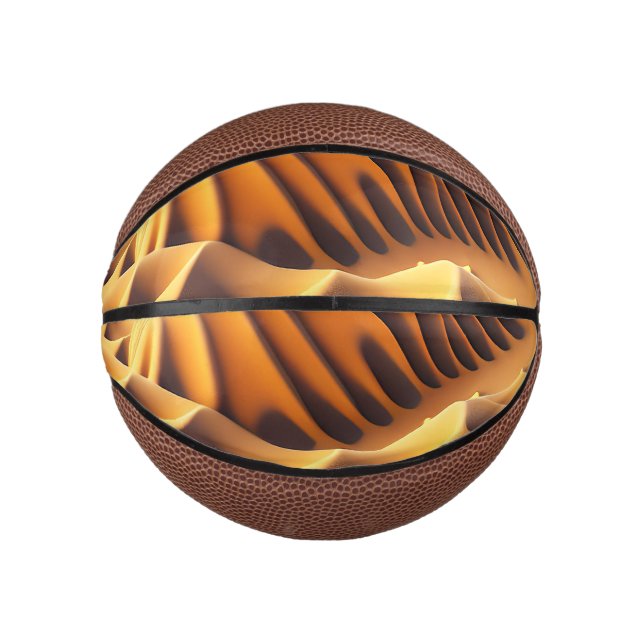 Mini Ballon De Basket Waves of Gold (Devant)