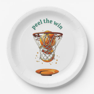 Mini Basketball Hoop Paper Plate