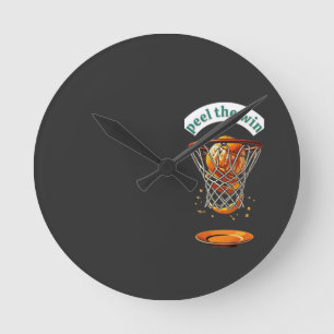 Mini Basketball Hoop Round Clock