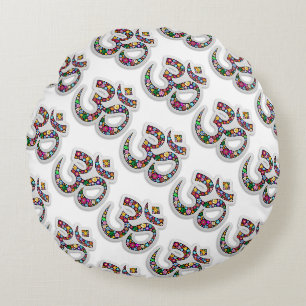 Mini Basketball Hoop Round Pillow