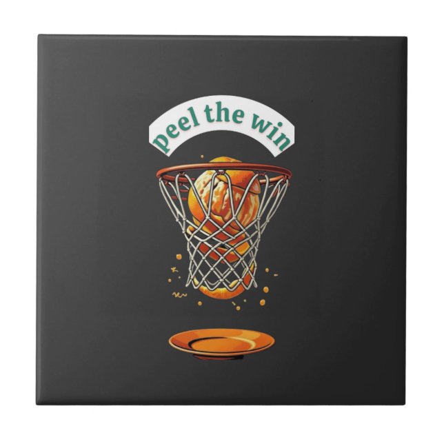 Mini Basketball Hoop Tile (Front)