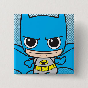 Mini Batman Running 2 Inch Square Button