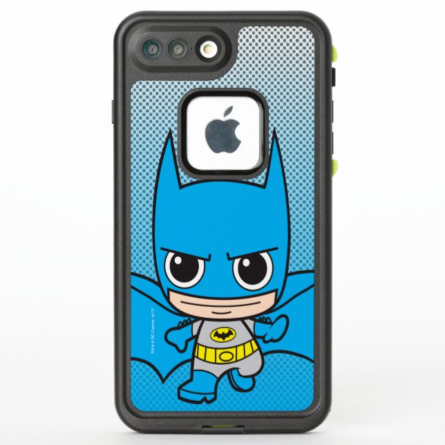 Mini Batman Running LifeProof iPhone Case (Back)