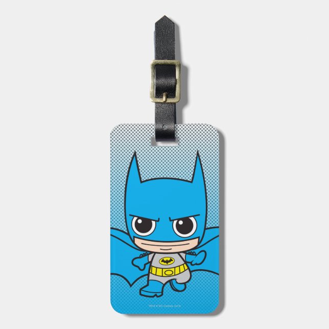 Mini Batman Running Luggage Tag (Front Vertical)