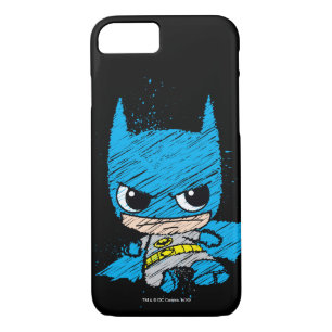 Mini Batman Sketch iPhone 8/7 Case
