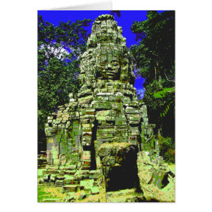 Mini Bayon [Redux] ... Siem Reap, Cambodia Card