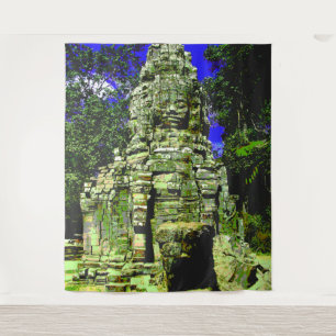 Mini Bayon [Redux] ... Siem Reap, Cambodia Tapestry