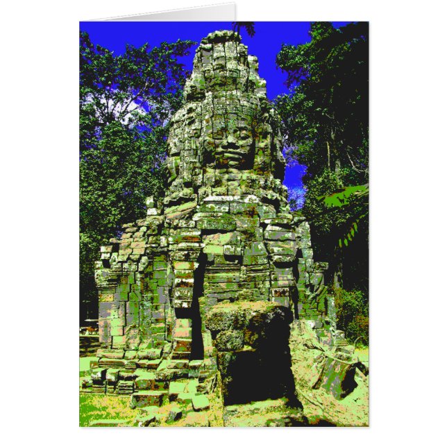 Mini Bayon [Redux] ... Siem Reap, Carte Cambodge (Devant)