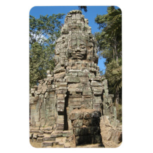 Mini Bayon ... Ta Prohm, Siem Reap, Cambodia Magnet