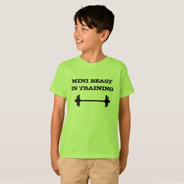 Mini Beast in Training Shirt (Front Full)