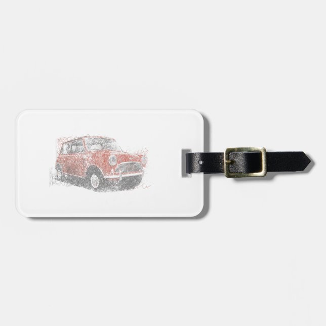 Mini (Biro) Luggage Tag (Front Horizontal)