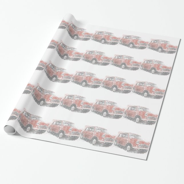 Mini (Biro) Wrapping Paper (Unrolled)