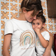 Mini Boho Rainbow and Pastel Design Baby T-Shirt