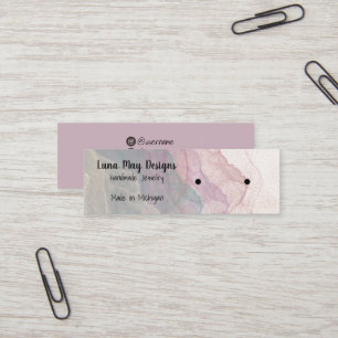 Mini Boho Rainbow Jewelry Carte de visite