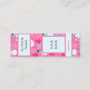 Mini Bookmark for Author or Writer Promotions Business Card