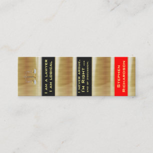 Mini Bookmarks Business Card