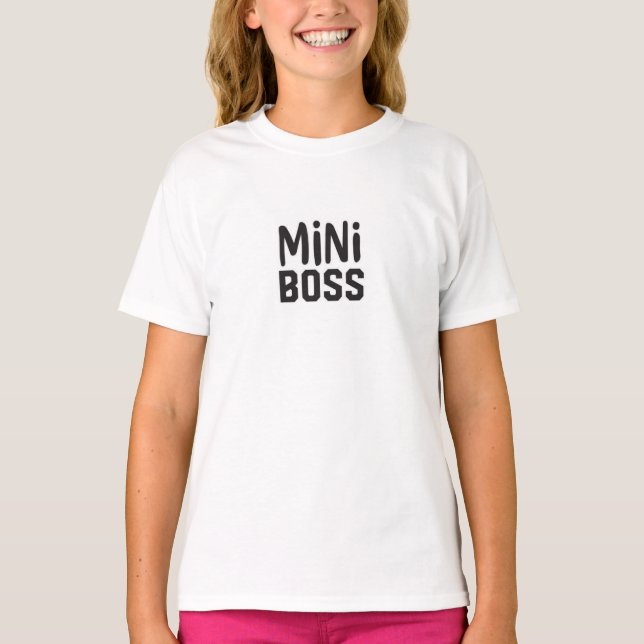Mini Boss – Fierce & Fabulous Tee for Girls (Front)