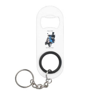 Mini Bottle Opener With Keychain
