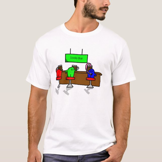 Mini Brothers at the Soda Bar T-Shirt (Front)