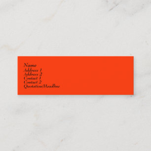Mini Buisiness cards