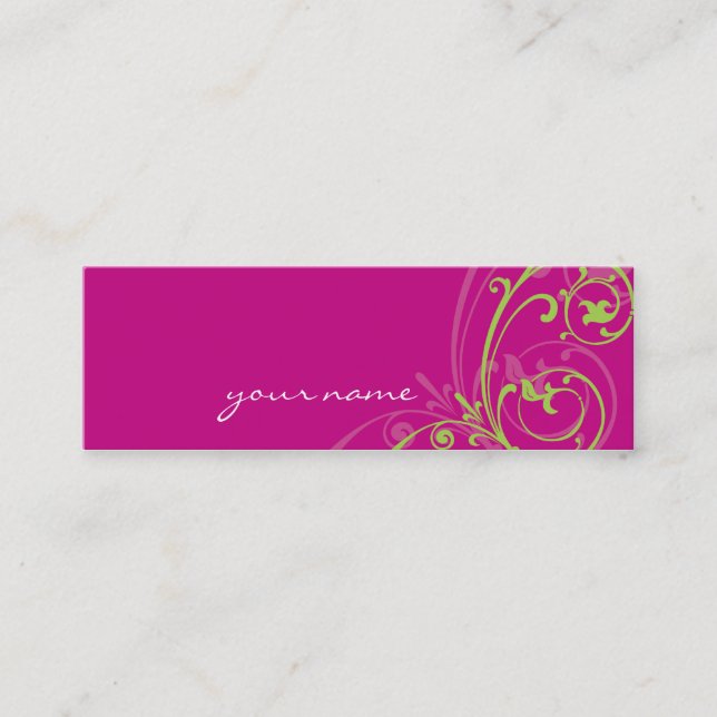 MINI BUSINESS CARD :: fabulously 1 (Front)
