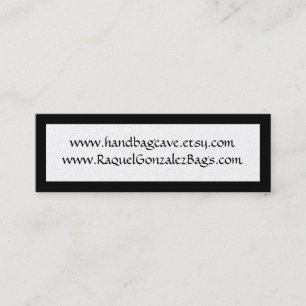Mini Business Card Tags