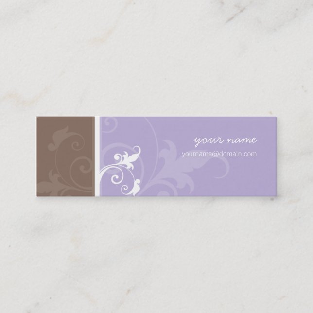 MINI BUSINESS CARD :: verve 5 (Front)