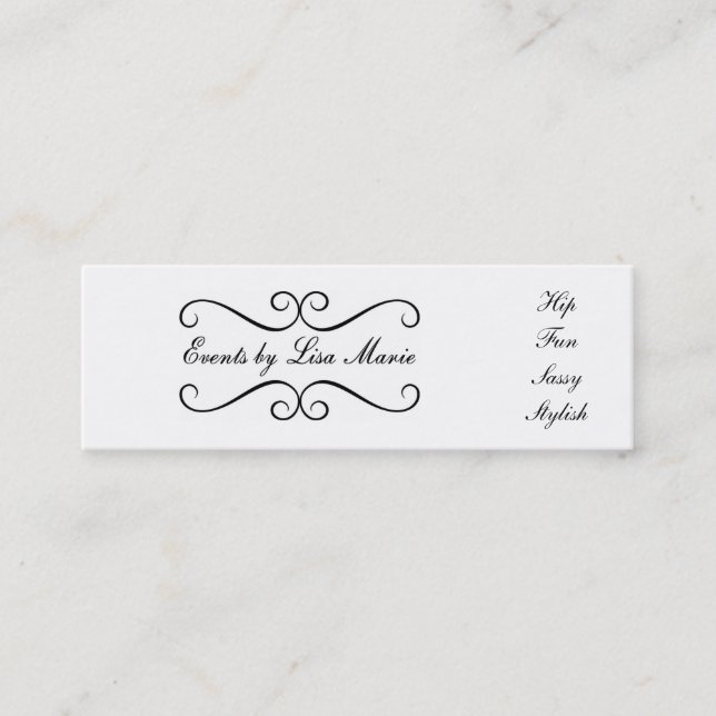 Mini Business Cards (Front)