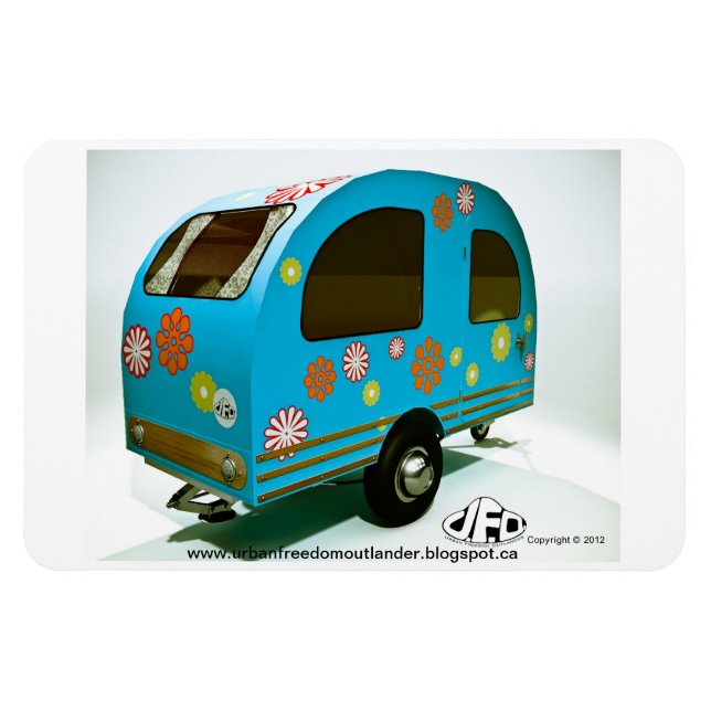 Mini Camper Vélo Premium Flexi Magnet (Horizontal)