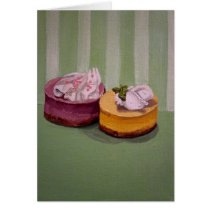 Mini carte de gâteaux