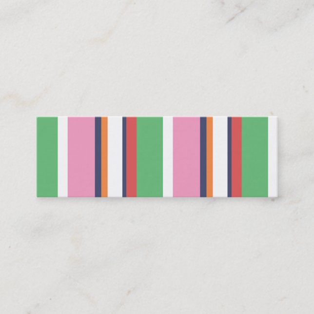 Mini carte de profil couleur mignonne (Devant)