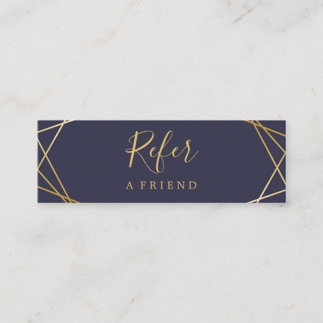 Mini carte de référence de motif géométrique (Devant)