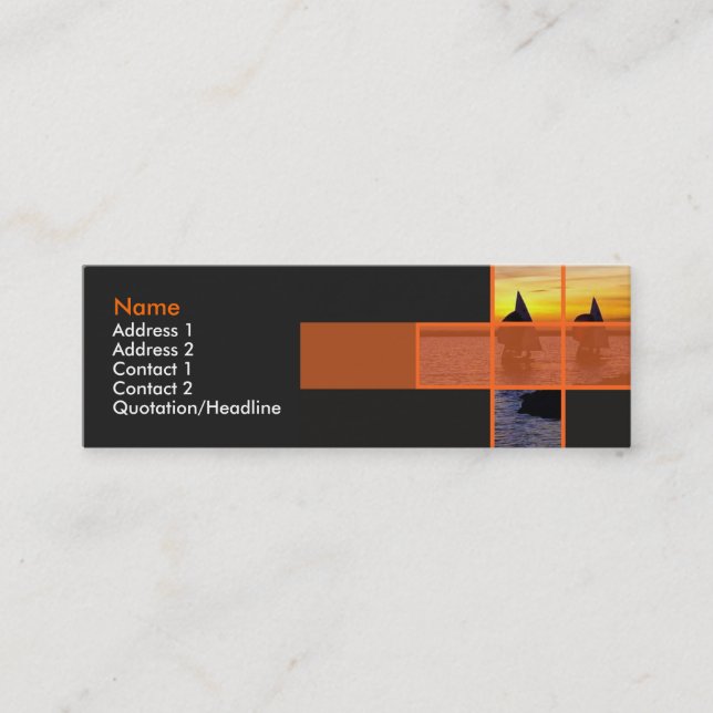 Mini Carte de visite (Devant)